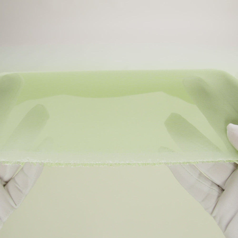 Ombre Polyester Chiffon - Lime - Sammi Collection - Image 6 of 6