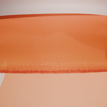 Satin-Faced Polyester Organza - Burnt Orange - Ardea Collection by Mood