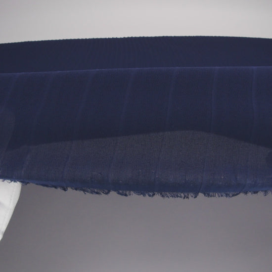 Accordion Pleated Chiffon - Blue Print - Etereo Collection - Image 5 of 5