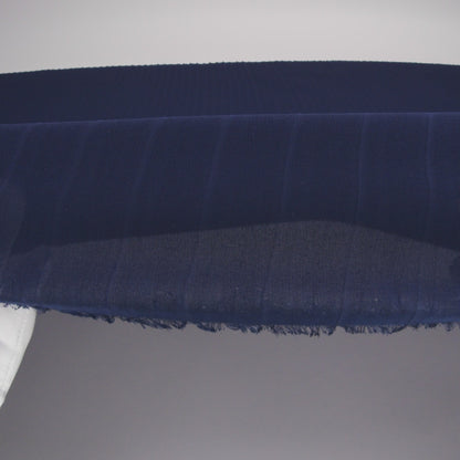 Accordion Pleated Chiffon - Blue Print - Etereo Collection