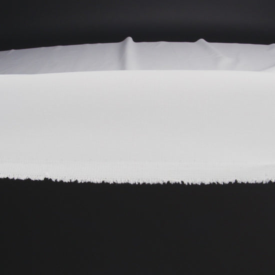 White Eco-Friendly Blended Cotton Twill - Image 5 of 5