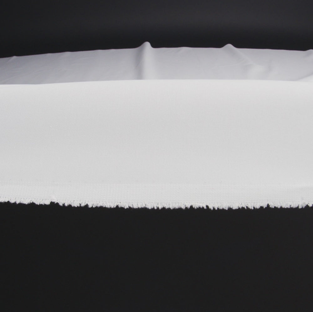 White Eco-Friendly Blended Cotton Twill - Image 5 of 5