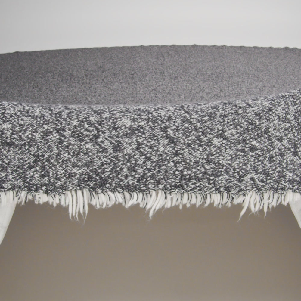 Thick Cotton French Terry - Heather Charcoal - Image 5 of 5