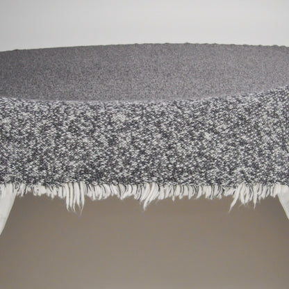 Thick Cotton French Terry - Heather Charcoal