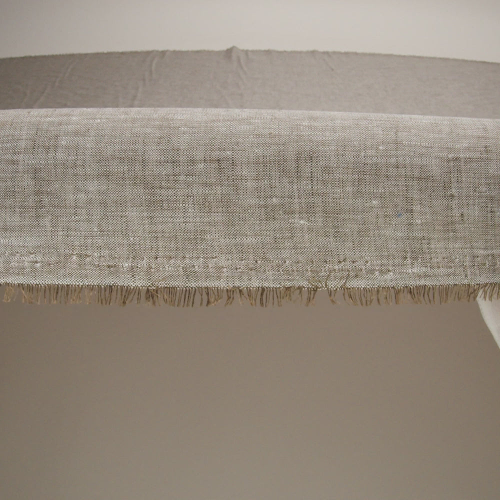 Lightweight Linen Chambray - Heathered Brown - Minerva Collection - Image 5 of 6