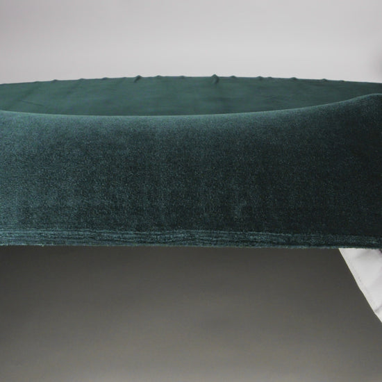 Stretch Velour - Hunter Green - Persica Collection - Image 5 of 5