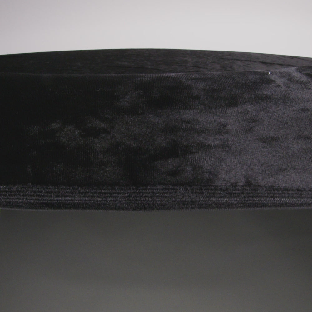 Crushed Velour - Black - Auguste Collection - Image 5 of 5