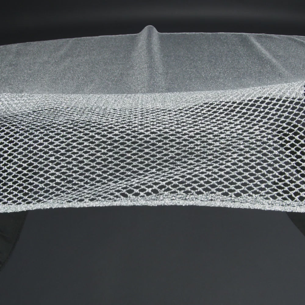 Diamond Netting - Metallic Silver - Image 5 of 5