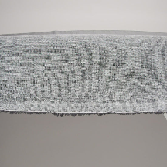 Lightweight Linen Chambray - Heathered Black - Minerva Collection - Image 5 of 6
