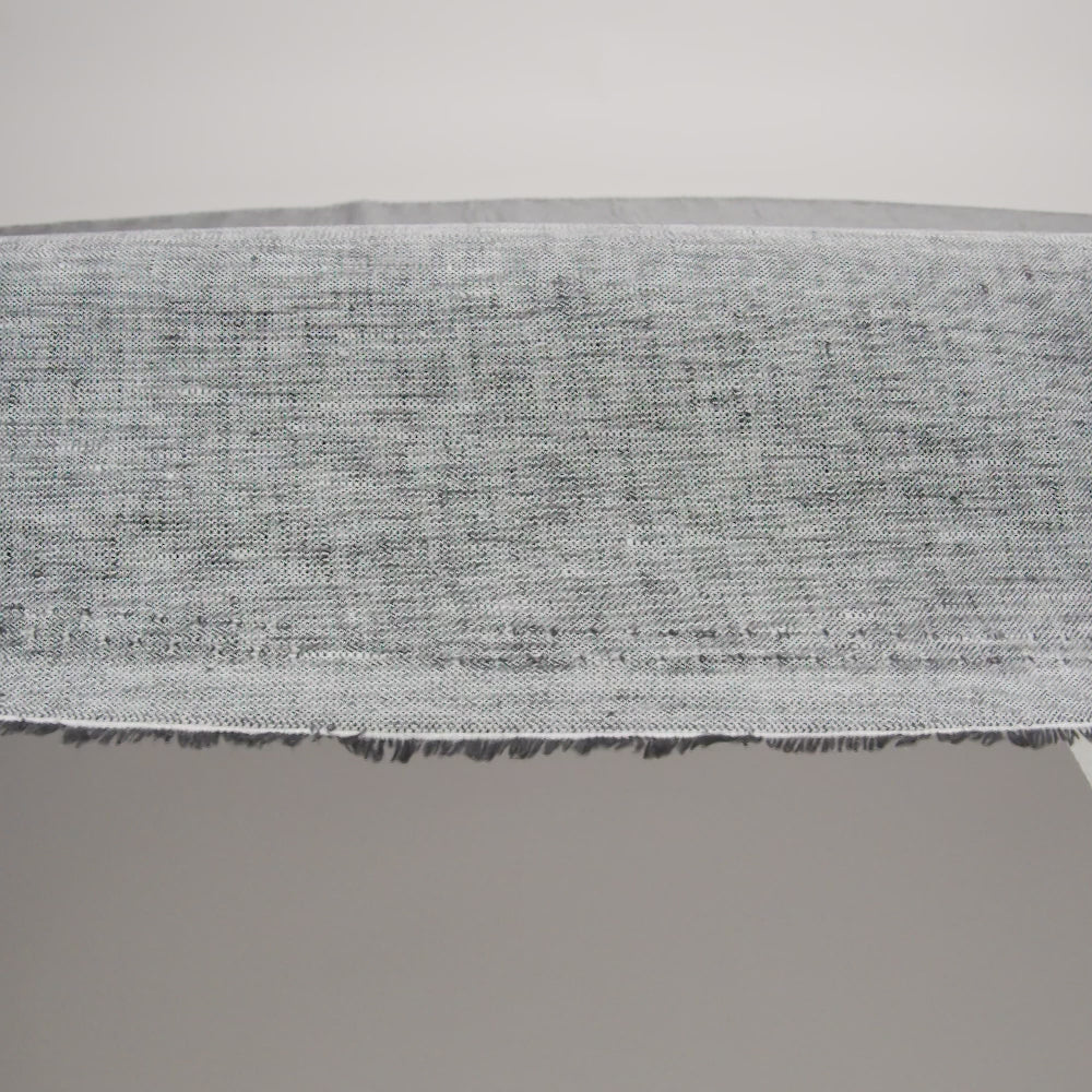 Lightweight Linen Chambray - Heathered Black - Minerva Collection - Image 5 of 6