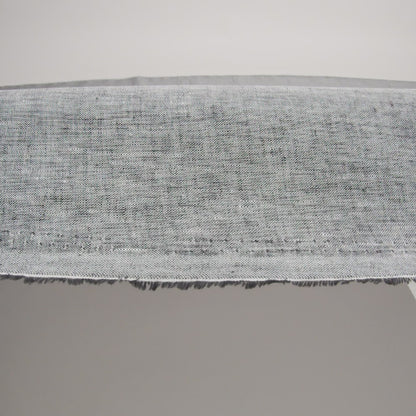 Lightweight Linen Chambray - Heathered Black - Minerva Collection