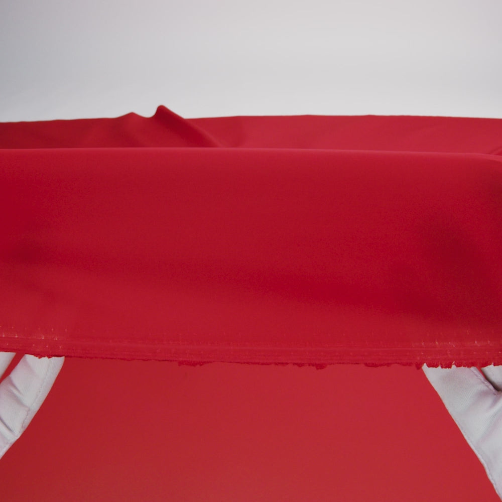 Stretch Polyester Twill Lining - Red - Josephine Collection - Image 6 of 7