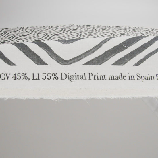 Linen and Rayon Woven - White Painted Diamonds - Sahara Summers Print - Mood Exclusive Palm Beach Collection - Image 6 of 7