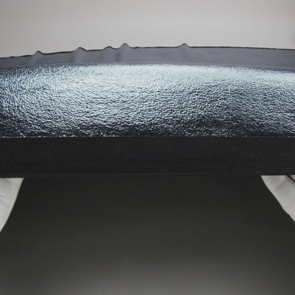 Textured Faux Leather - Metallic Graphite - Ileana Collection