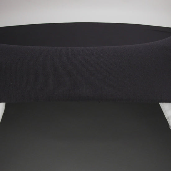 Black Stretch Rayon French Terry - Image 6 of 6