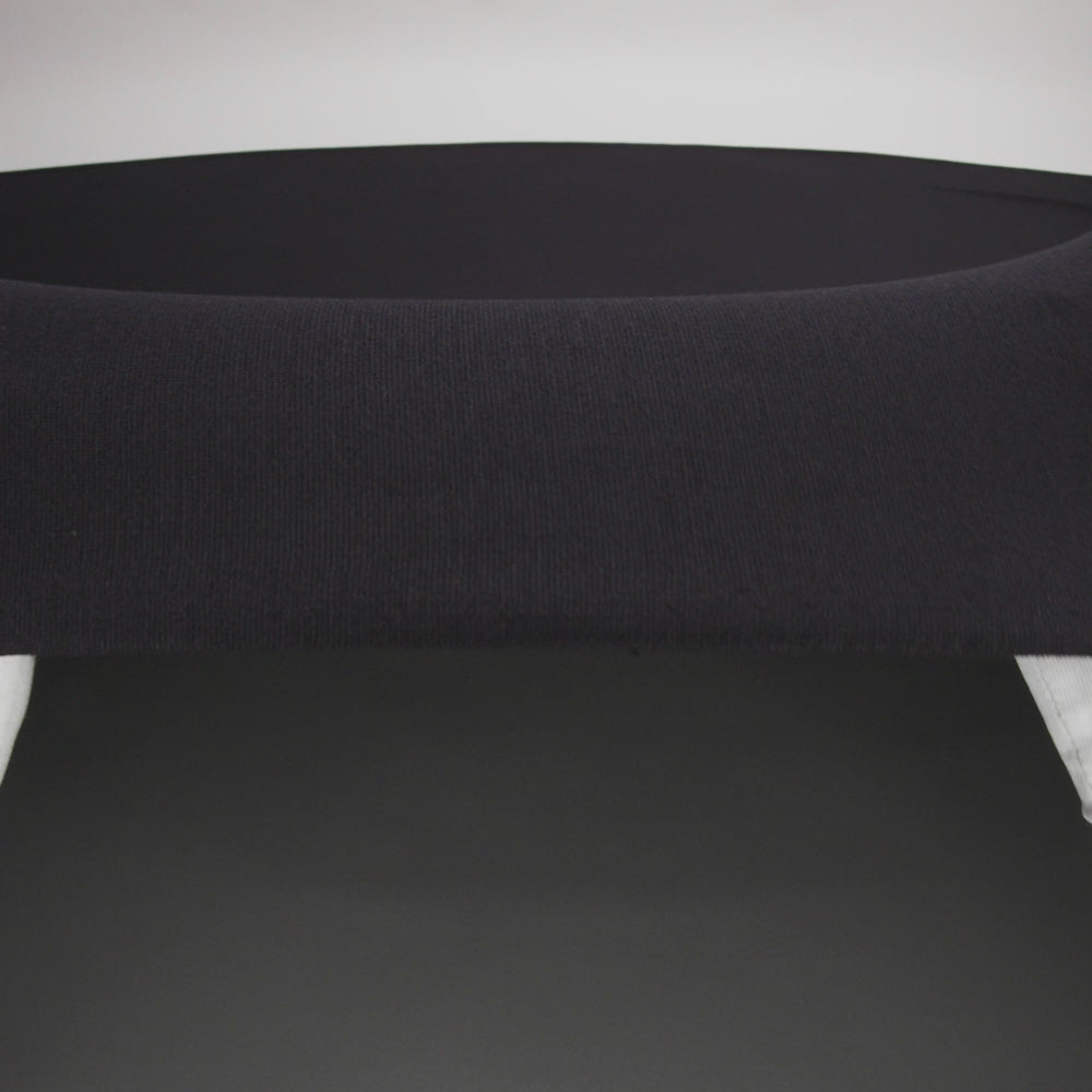 Black Stretch Rayon French Terry - Image 6 of 6