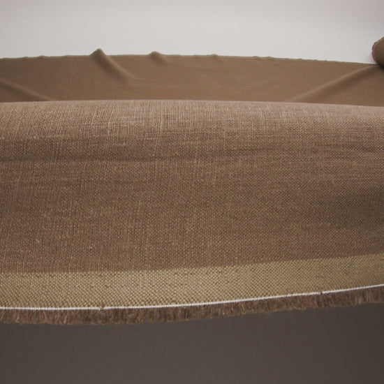 Medium Weight Linen Woven - Light Brown - Grasmere Collection - Image 5 of 6