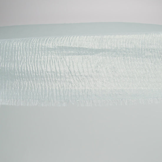 Polyester Chiffon Plisse with All-Over Foil - Baby Blue and Gold - Honey Collection - Image 6 of 7