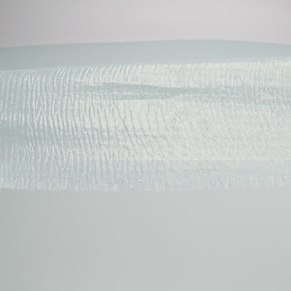 Polyester Chiffon Plisse with All-Over Foil - Baby Blue and Gold - Honey Collection