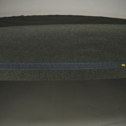 Brushed Virgin Wool Twill Made in Italy - Heathered Dark Forest Green