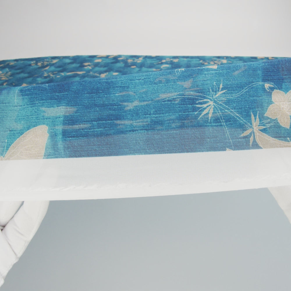 Mood Exclusive Indigo Quietly Cascades Viscose Chiffon - Image 6 of 6