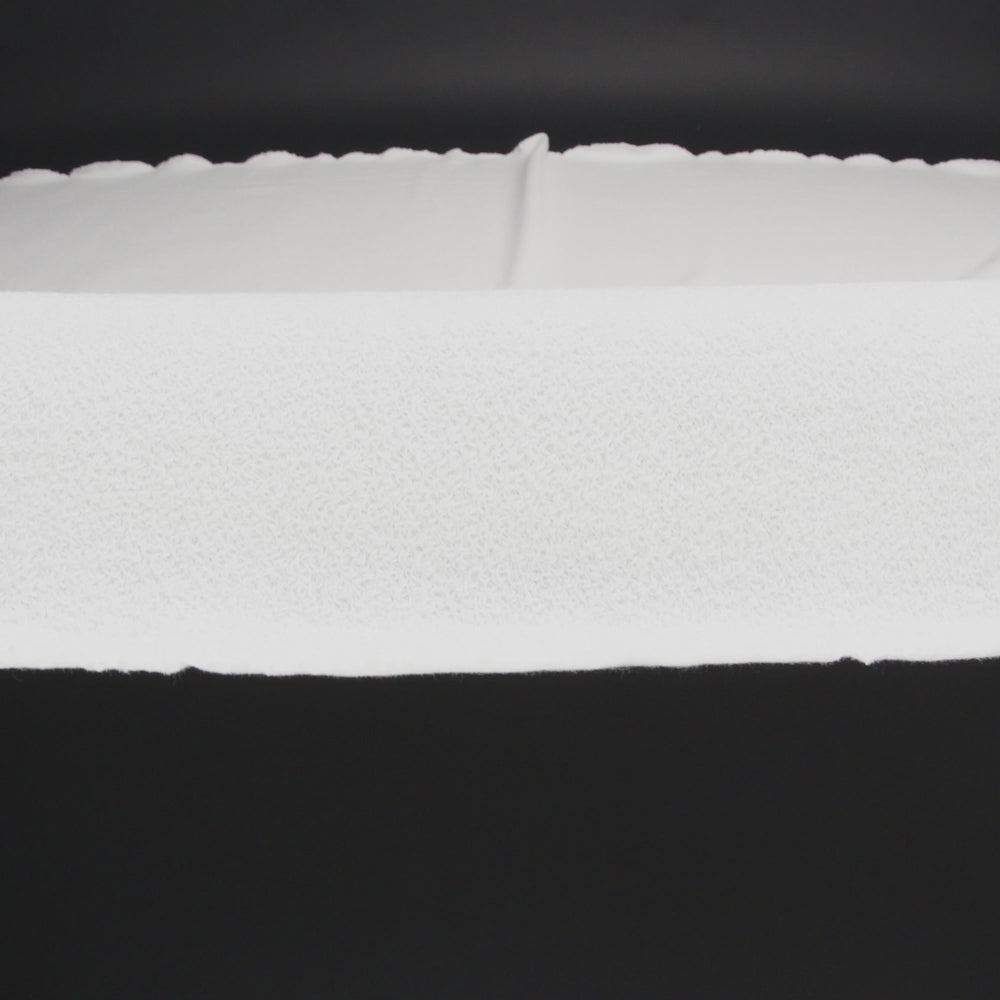 White Cotton Blend French Terry - Image 5 of 5