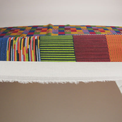 Mood Exclusive Palladian Patchwork Linen and Rayon Woven