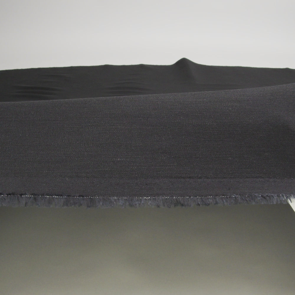 Stretch Linen Woven - Black - Asturias Collection - Image 6 of 6