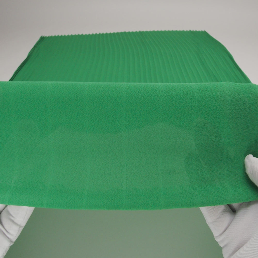 Accordion Pleated Chiffon - Emerald Green - Etereo Collection - Image 6 of 6