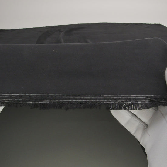 Washed Copper and Rayon Twill - Black - Darcy Collection - Image 6 of 6