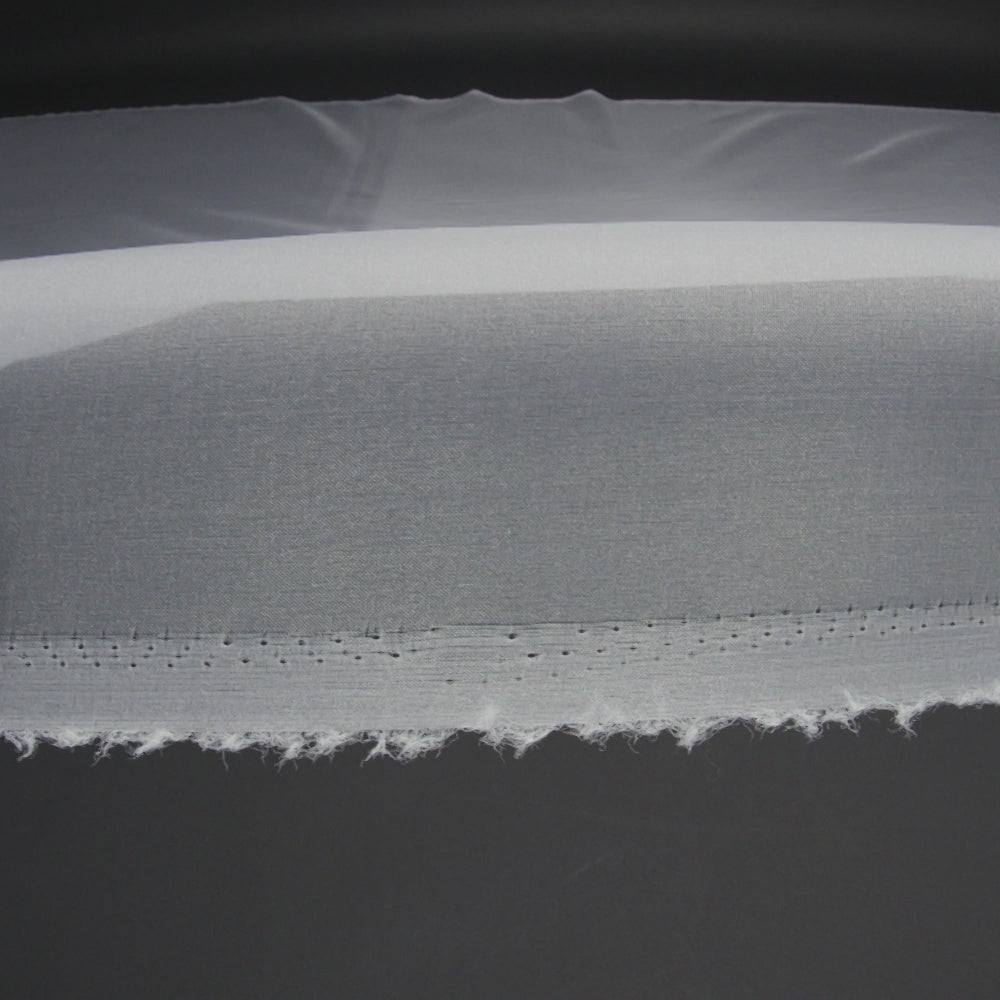 Polyester Organza - Bright White - Luscinia Collection by Mood - Image 6 of 7