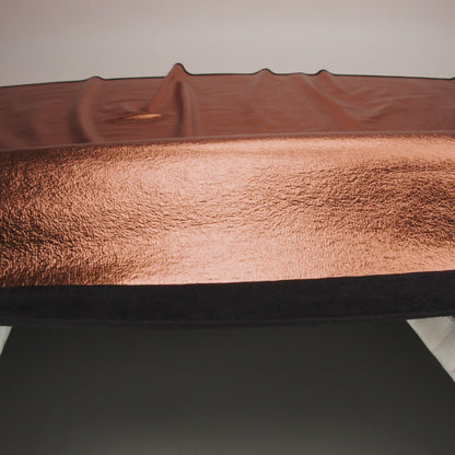 Textured Faux Leather - Metallic Copper - Ileana Collection