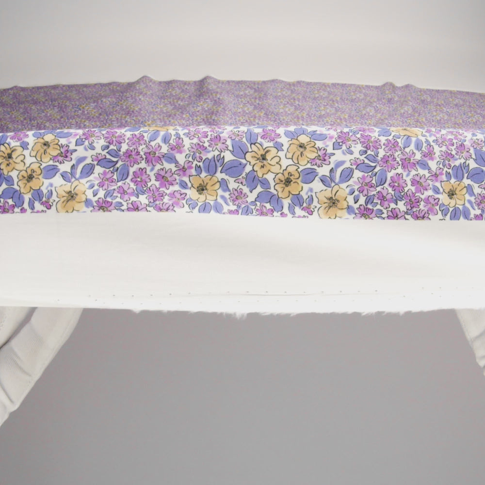 Cotton Poplin - Pink and Yellow Floral - Springtime Saunter Print - Mood Exclusive Secret Garden Collection - Image 6 of 7