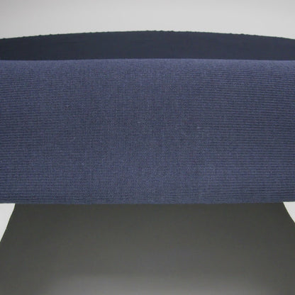 Navy 1x1 Cotton Rib Knit