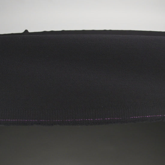 Cotton Herringbone Twill Coutil - Black - Farrah Collection - Image 6 of 6