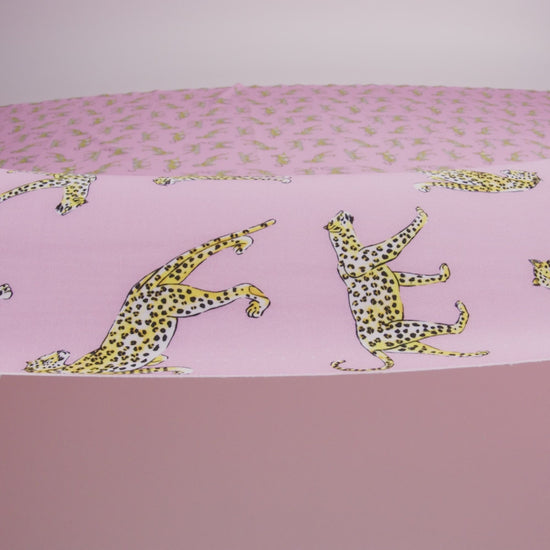 Compression Swimwear Tricot, UV Protective with Aloe Vera Microcapsules - Cradle Pink Cheetahs - Caye Collection - Image 5 of 6