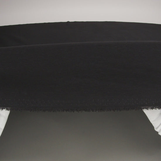 Polyester Peachskin - Black - Image 5 of 5