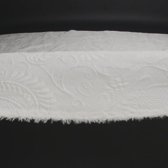 White on White Damask Jacquard - Image 5 of 5