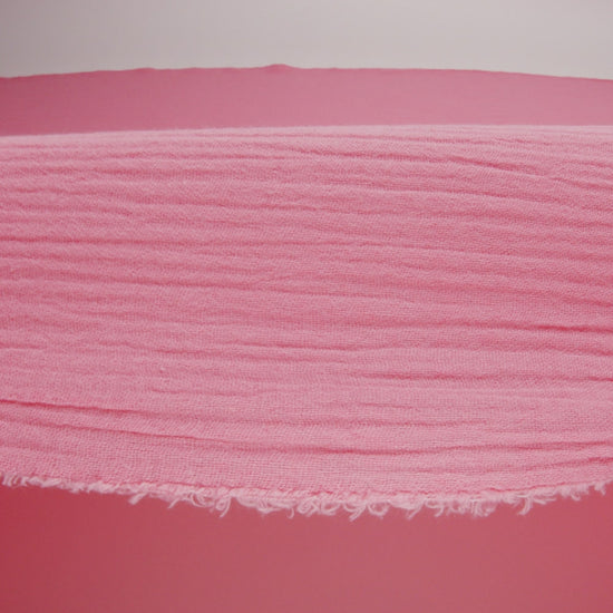 Double Cotton Gauze - Geranium Pink - Talamanca Collection - Image 5 of 5