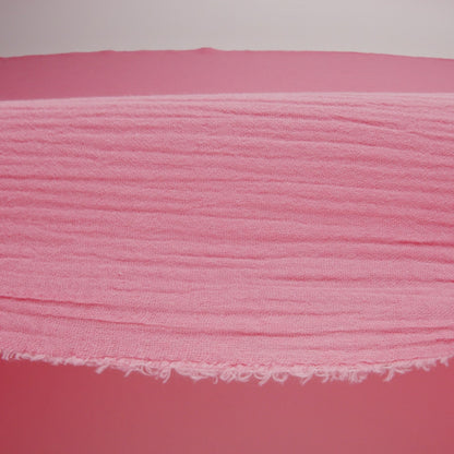 Double Cotton Gauze - Geranium Pink - Talamanca Collection