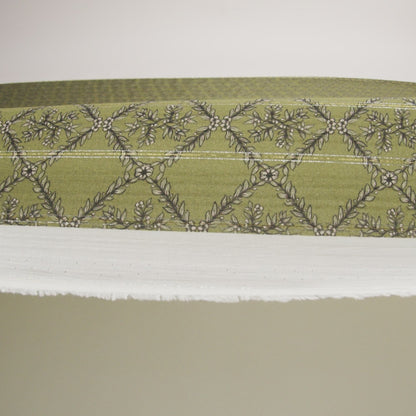Mood Exclusive Victorian Vines Metallic Pinstriped Viscose Dobby