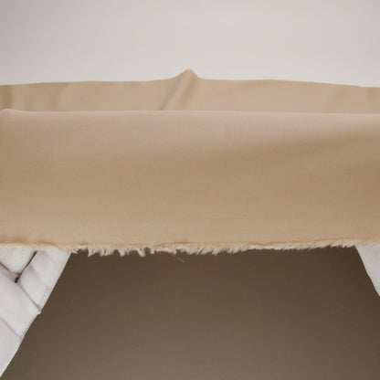 Nougat Stretch Cotton Poplin