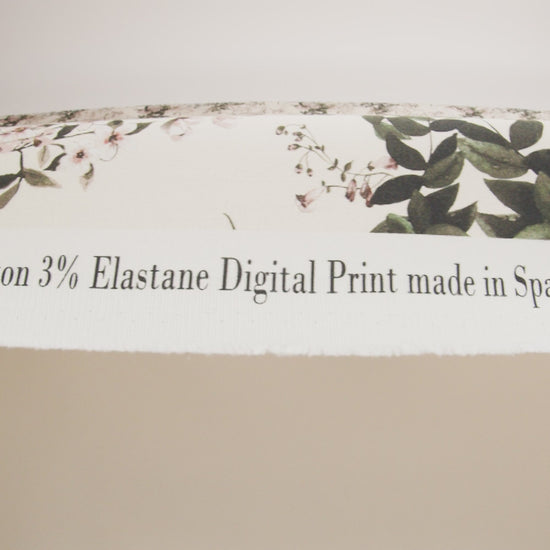 Stretch Cotton Sateen - Antique White Floral - Aesthetic Matters Print - Mood Exclusive Kenko Collection - Image 5 of 5