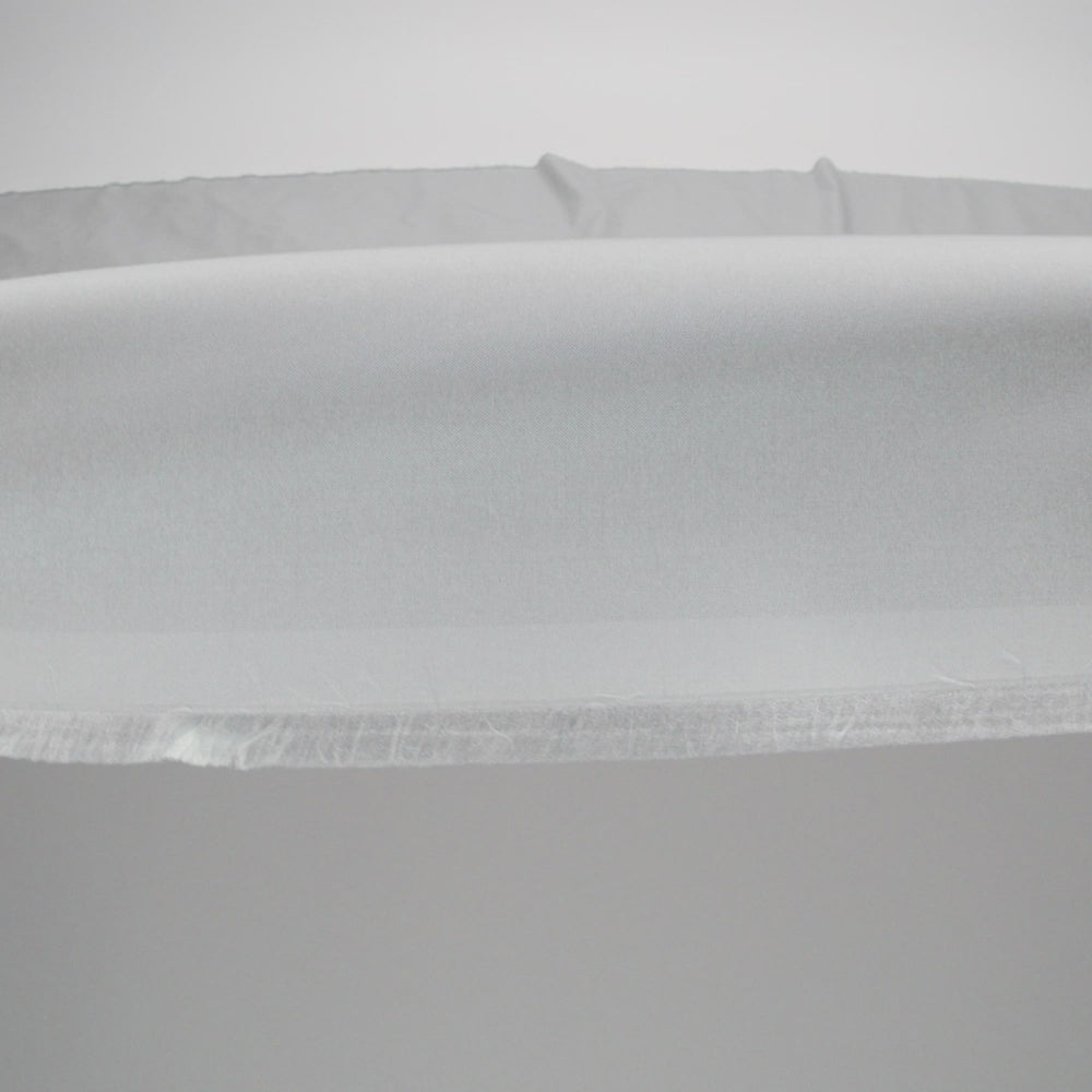 Polyester Taffeta - Plain Dyed Silver - Bellamy Collection - Image 5 of 6