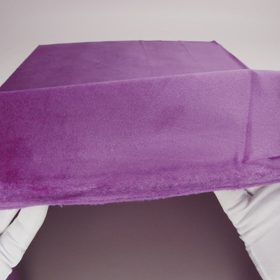 Polyester Velvet - Orchid Purple - Helene Collection - Image 5 of 5