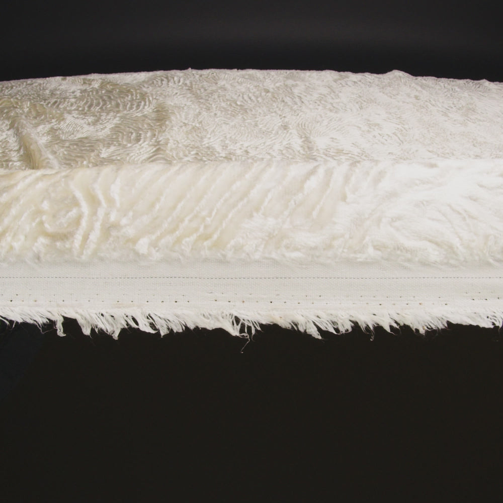 Woodgrain Faux Persian Lamb Fur - Sweet Corn - Image 5 of 5