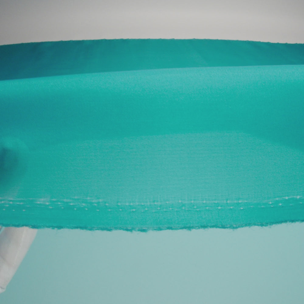 Satin-Faced Polyester Organza - Deep Teal - Ardea Collection by Mood - Image 6 of 7
