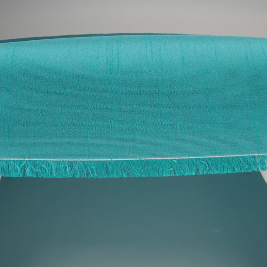 Polyester Shantung - Teal Blue - Eirian Collection - Image 5 of 6