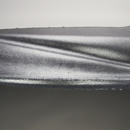 Ultra-Smooth Polyester Georgette with Foiling - Midnight and Silver - Valeria Collection - Image 6 of 7
