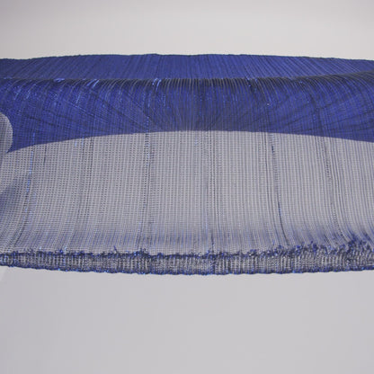 Metallic Stretch Plisse - Magnetic Blue - Natalia Collection